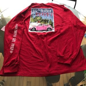 Southern Girl Prep Christmas Long Sleeve